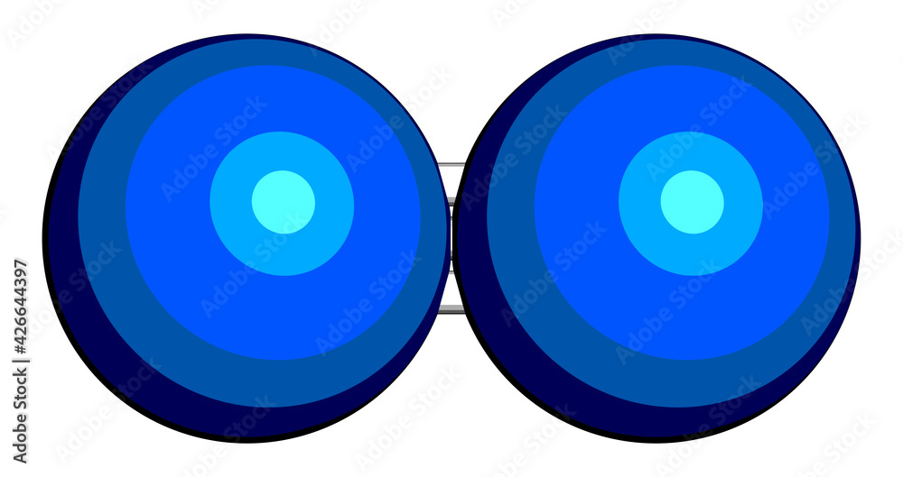 Elemental nitrogen (N2) molecule. Nitrogen gas is the main component of the Earth's atmosphere. 3D rendering. Atoms are represented as spheres with conventional color coding: nitrogen (blue). Elemental nitrogen (N2) molecule. Nitrogen gas is the main component of the Earth's atmosphere. 3D rendering. Atoms are represented as spheres with conventional color coding: nitrogen (blue).