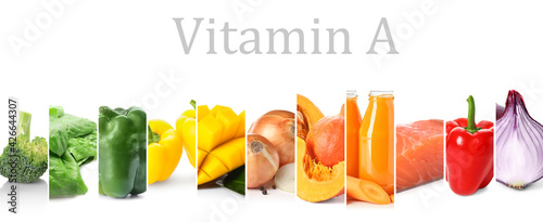 Healthy products rich in vi...