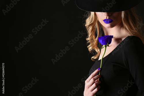 Beautiful young woman with ...