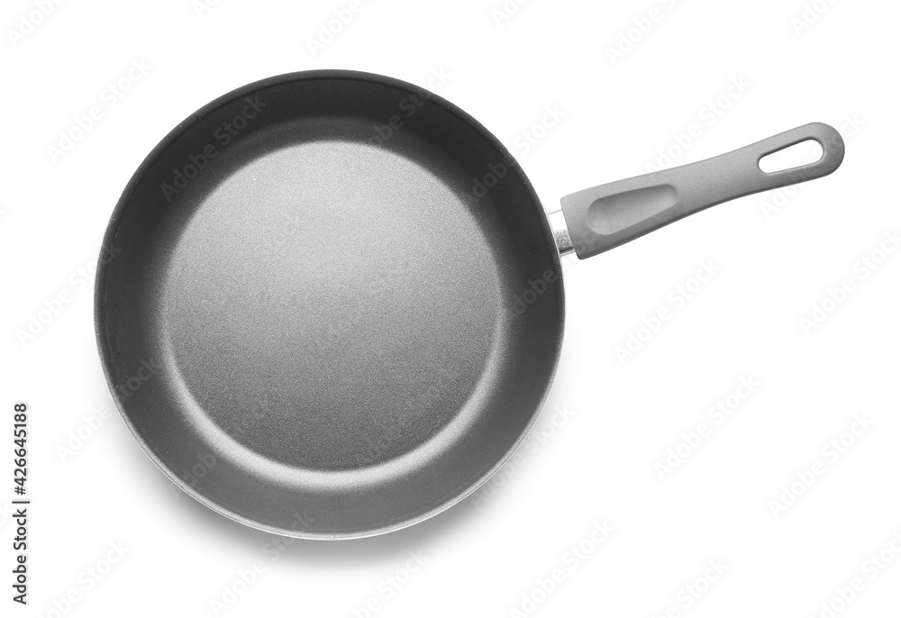 Frying pan on white background Frying pan on white background