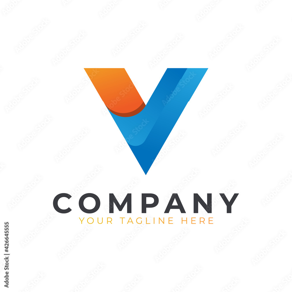Creative Initial Letter V Logo Design. Yellow and Blue Geometric Arrow Shape Origami Style. Usable for Business and Branding Logos. Flat Vector Logo Design Ideas Template Element. Eps10 Vector Creative Initial Letter V Logo Design. Yellow and Blue Geometric Arrow Shape Origami Style. Usable for Business and Branding Logos. Flat Vector Logo Design Ideas Template Element. Eps10 Vector