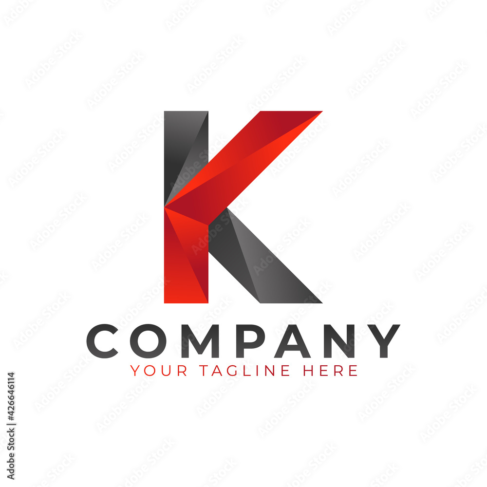 Creative Initial Letter K Logo Design. Black and Red Geometric Arrow Shape Low Poly Style. Usable for Business and Branding Logos. Flat Vector Logo Design Ideas Template Element. Eps10 Vector Creative Initial Letter K Logo Design. Black and Red Geometric Arrow Shape Low Poly Style. Usable for Business and Branding Logos. Flat Vector Logo Design Ideas Template Element. Eps10 Vector