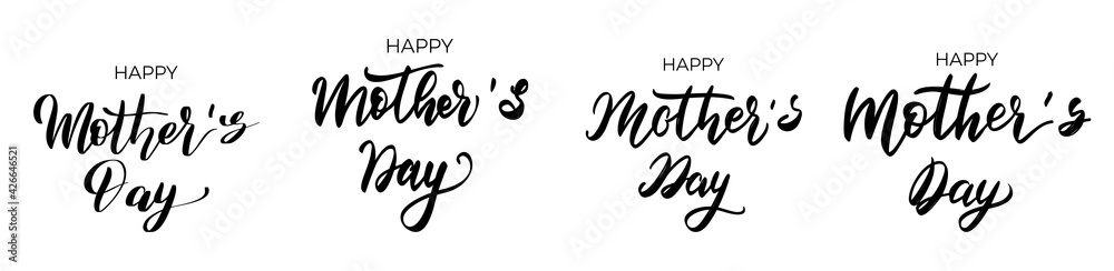 Abstract mother day calligraphy for celebration design. Vector illustration design. Celebration vector background. Hand lettering calligraphy. Abstract banner. Abstract mother day calligraphy for celebration design. Vector illustration design. Celebration vector background. Hand lettering calligraphy. Abstract banner.