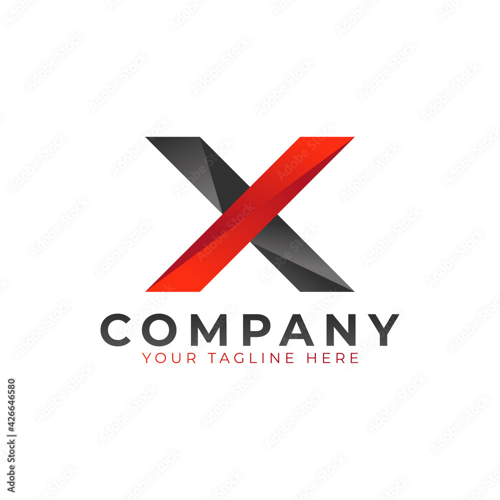 Creative Initial Letter X Logo Design. Black and Red Geometric Arrow Shape Low Poly Style. Usable for Business and Branding Logos. Flat Vector Logo Design Ideas Template Element. Eps10 Vector Creative Initial Letter X Logo Design. Black and Red Geometric Arrow Shape Low Poly Style. Usable for Business and Branding Logos. Flat Vector Logo Design Ideas Template Element. Eps10 Vector