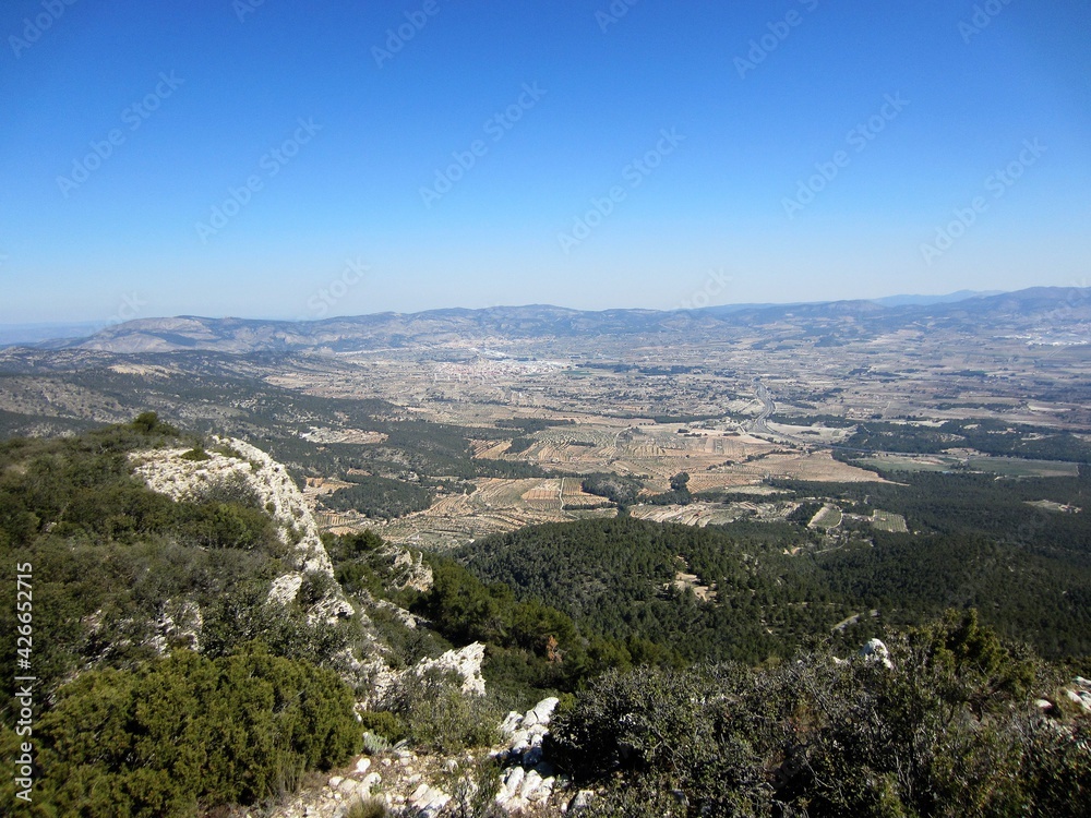 mediterranean mountain view