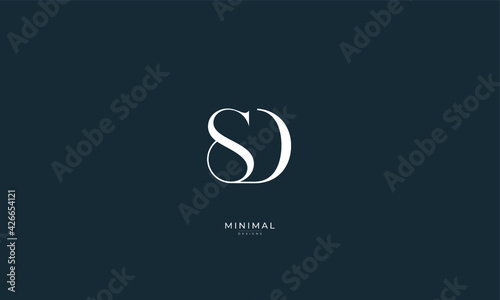 Alphabet letter icon logo SD photo