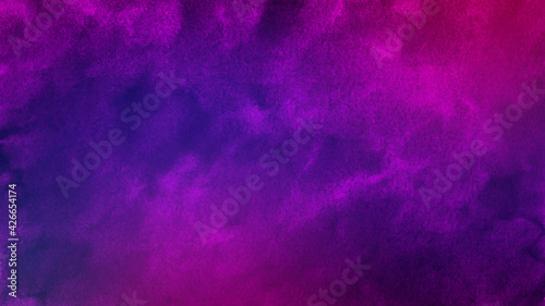 Blue purple pink abstract background. Colorful background with smoke effect with copy space for design. Web banner.