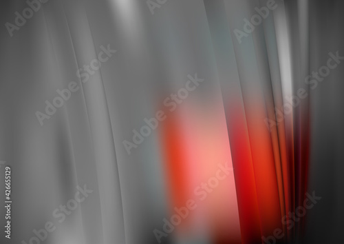 Red and Grey Shiny Vertical Lines and Stripes Background Illustrator