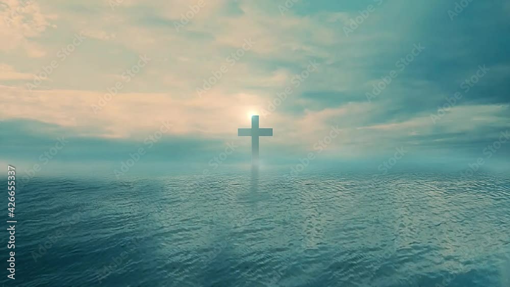 Christ Cross Faith Power Worship Christianity Easter Loop