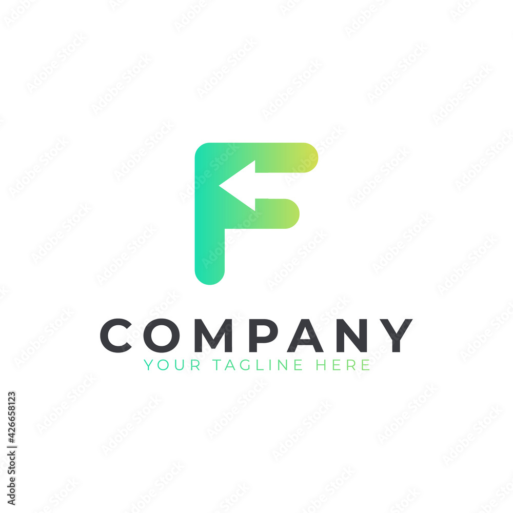 Creative Initial Letter F Logo Arrow. Yellow and Green Shape with Negative Space Arrow inside. Usable for Business and Branding Logos. Flat Vector Logo Design Ideas Template Element. Eps10 Vector Creative Initial Letter F Logo Arrow. Yellow and Green Shape with Negative Space Arrow inside. Usable for Business and Branding Logos. Flat Vector Logo Design Ideas Template Element. Eps10 Vector