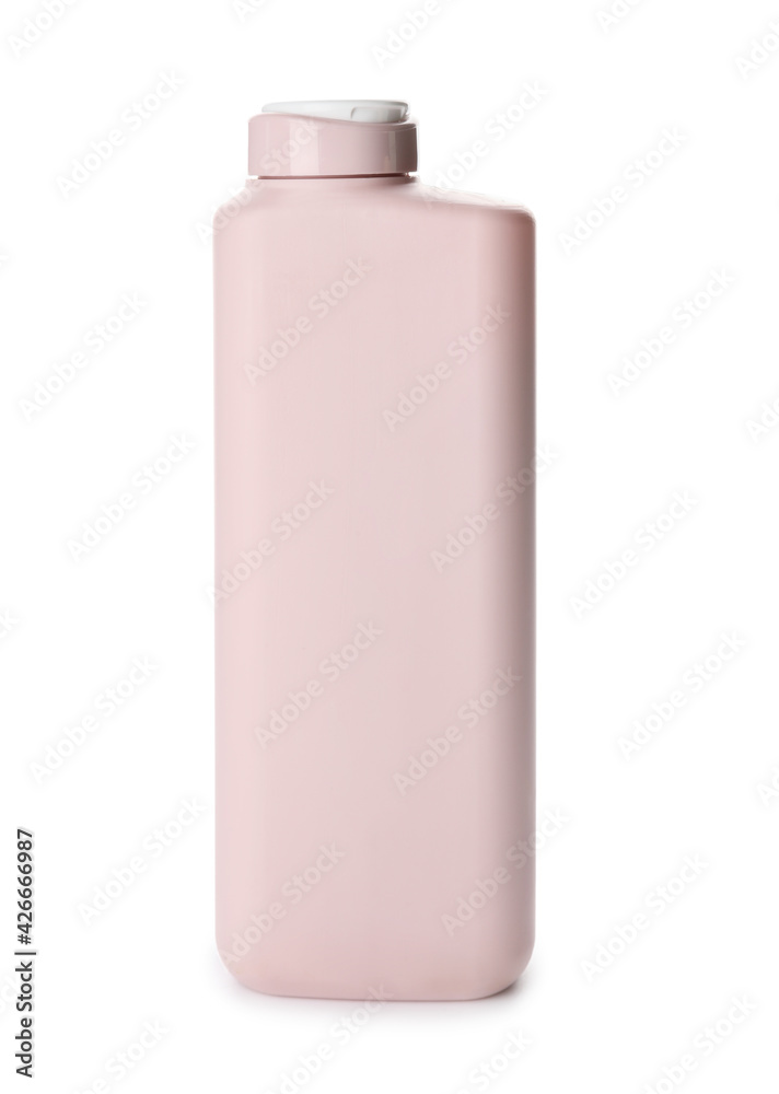 Bottle of shower gel on white background Bottle of shower gel on white background