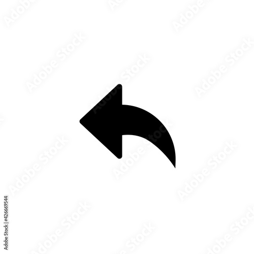 Undo Arrow Icon, Redo Arrow Icon. Direction arrow sign. Motion icon. Arrow button. EPS