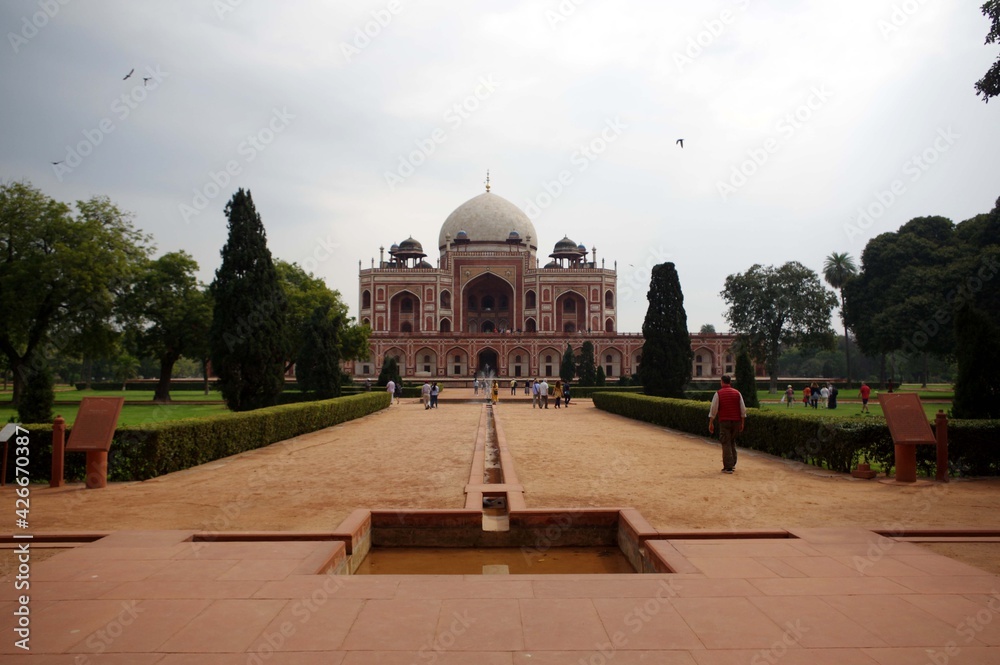 Fototapeta premium La tombe de Humayun, Delhi, Rajasthan, Inde