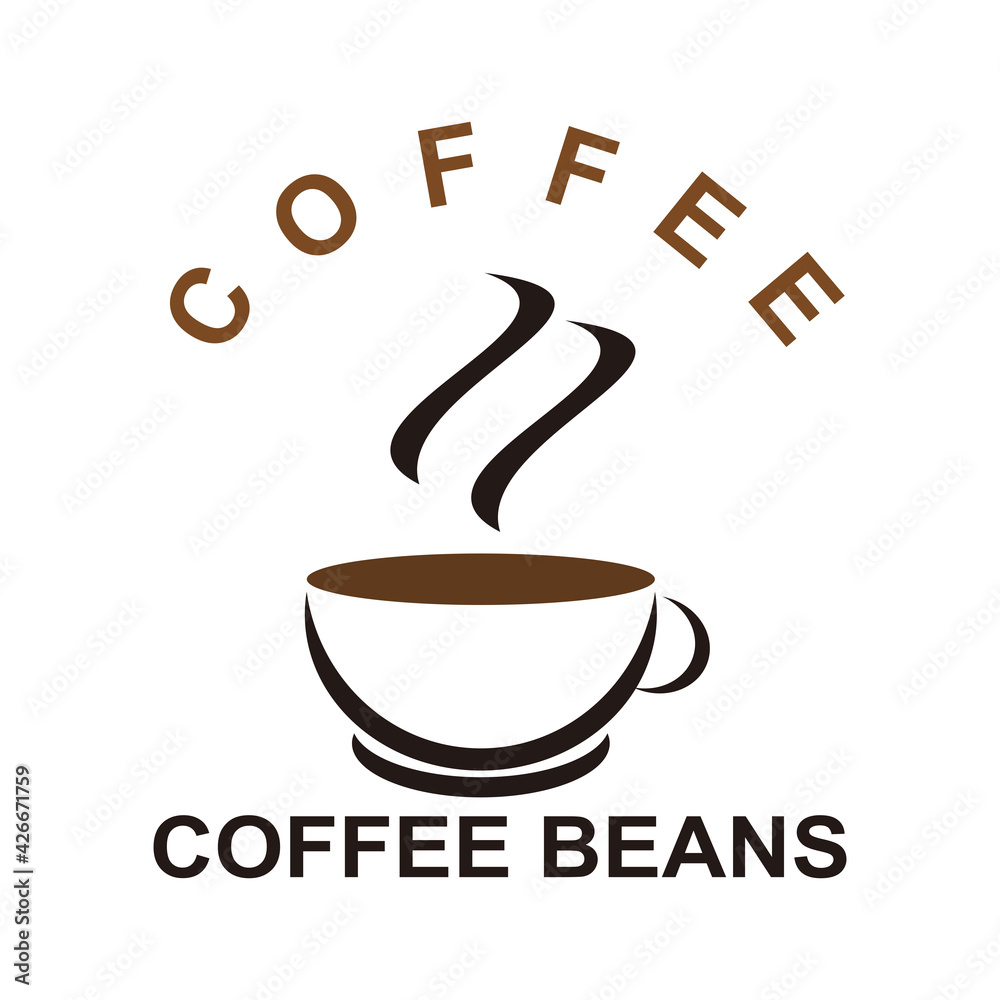 Obraz premium Coffee mug icon design template vector illustration