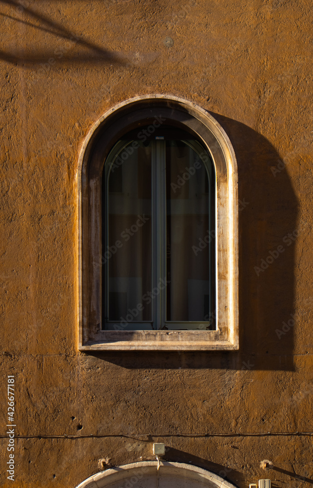 Window at Via del Banco di Santo Spirito, Rome, Italy
