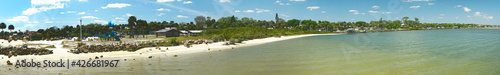 Maynard May Park Edwater Florida  near New Smyrna Beach  on a sunny morning
