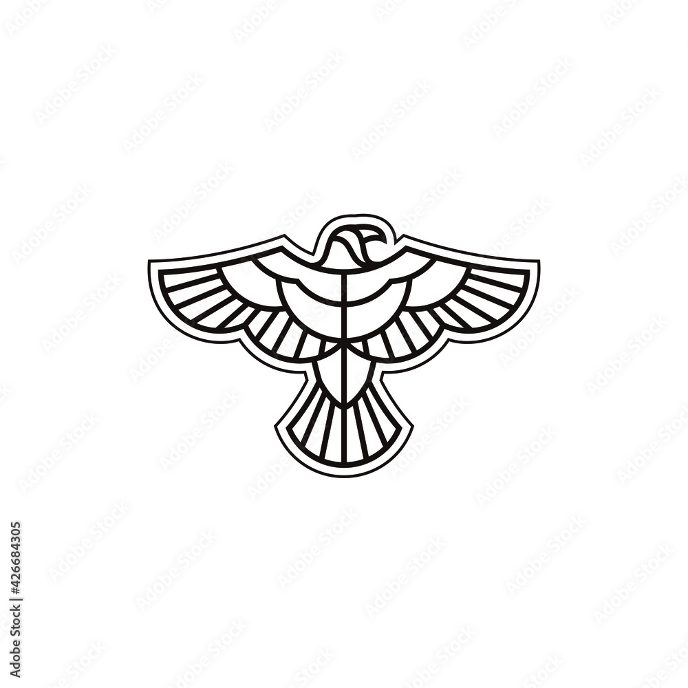 隼のシンボルデザイン1 Stock Vector | Adobe Stock