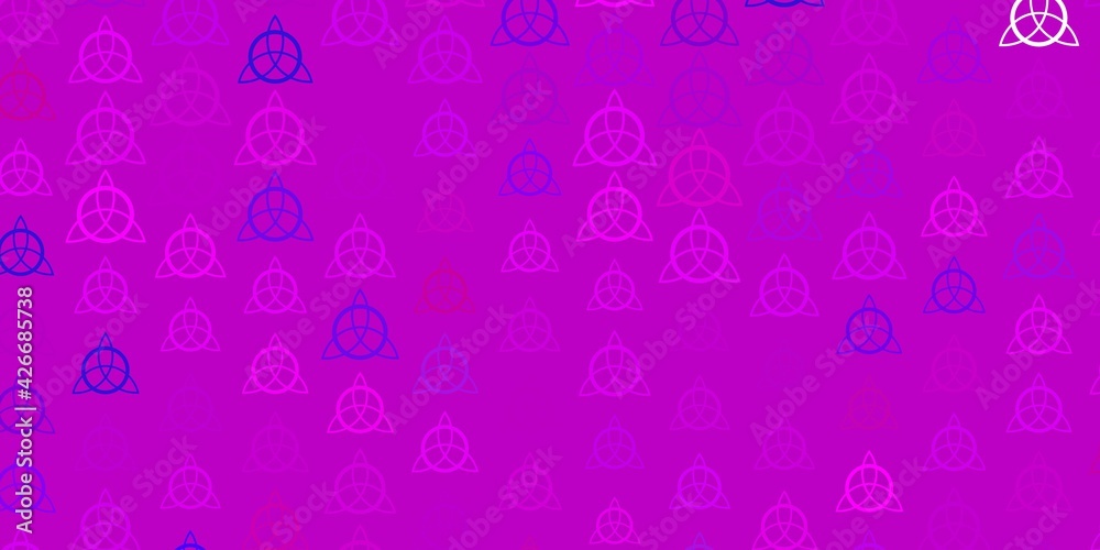 Light Pink vector texture with religion symbols. Light Pink vector texture with religion symbols.