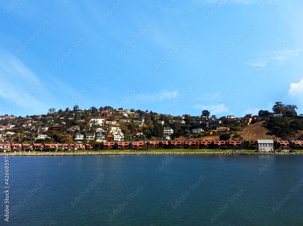 view of the city. Tiburon in Sanfransisco.