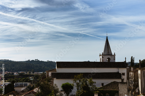 Bell tower of the Igreja de Santa Maria   Saint Mary Church  