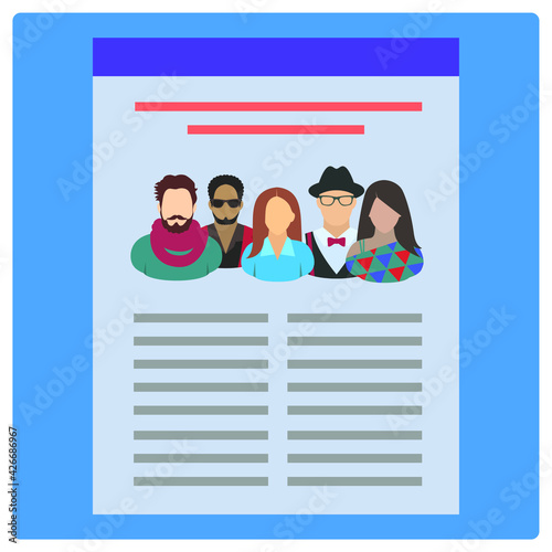 Vector illustration for Cultural Norms EPS10