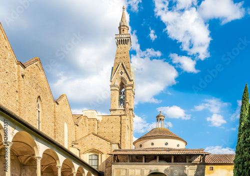 The main cloister of the Basilica of the Holy Cross (