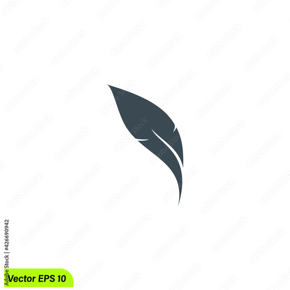 quill icon writer symbol simple design element quill icon writer symbol simple design element