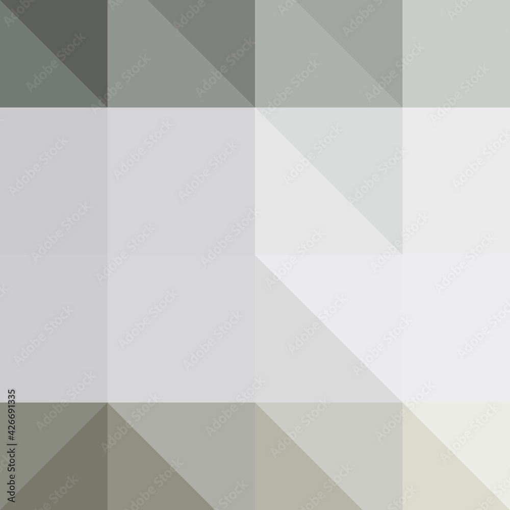 Fototapeta premium Abstract color Low-Polygones Generative Art background illustration