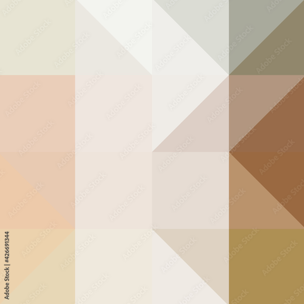 Obraz premium Abstract color Low-Polygones Generative Art background illustration