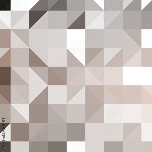 Abstract color Low-Polygones Generative Art background illustration