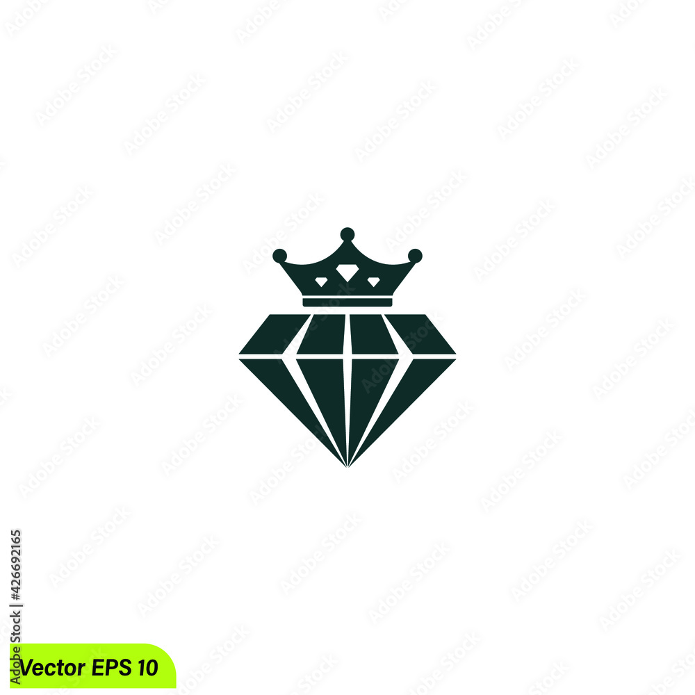 Diamond icon vector illustration logo template