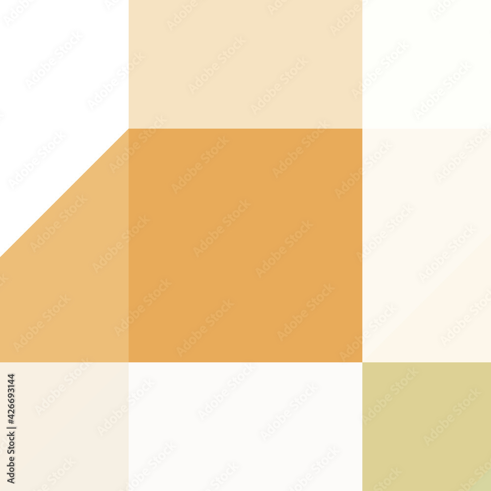 Fototapeta premium Abstract color Low-Polygones Generative Art background illustration