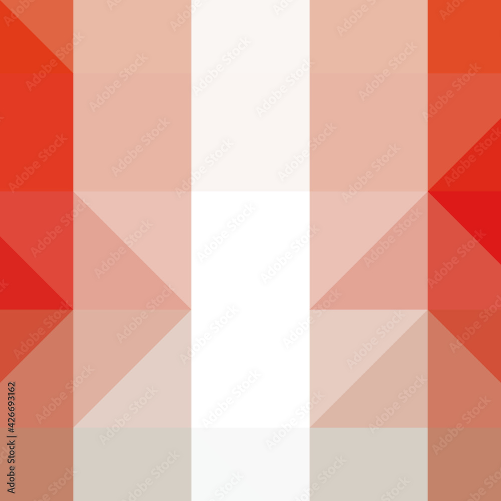 Fototapeta premium Abstract color Low-Polygones Generative Art background illustration