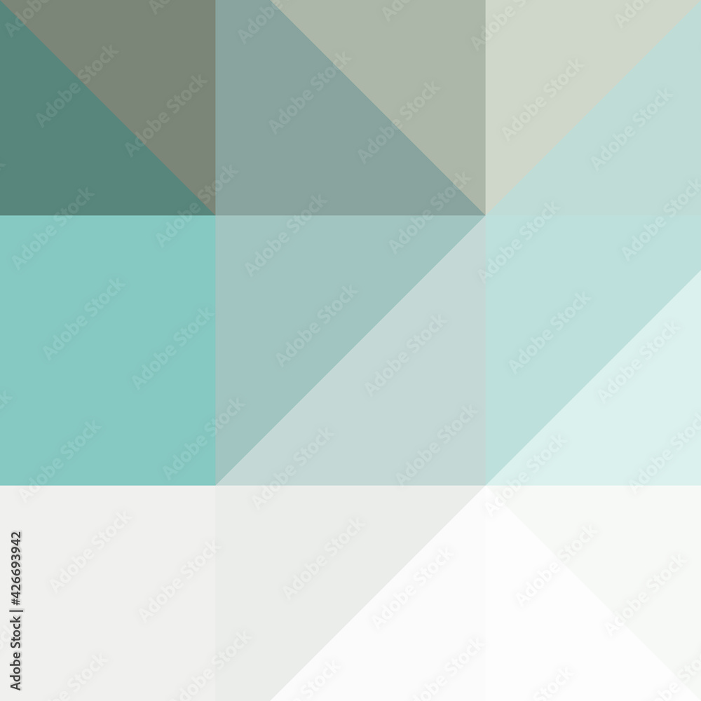 Abstract color Low-Polygones Generative Art background illustration