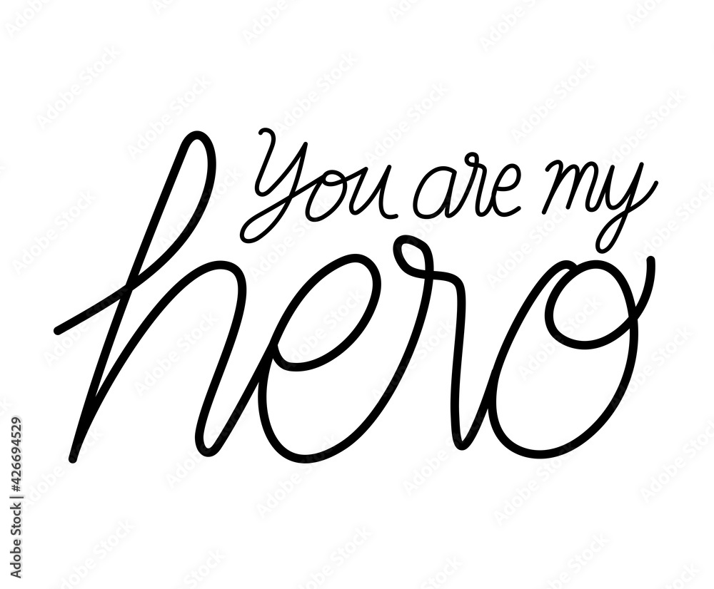 Fototapeta premium daddys day lettering