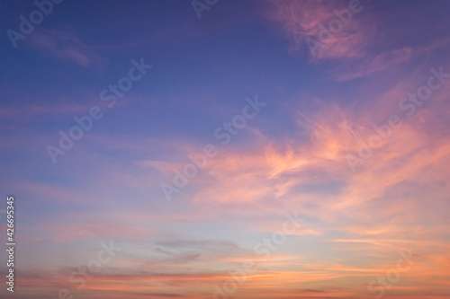 sunset in the sky clouds evening © Nature Peaceful 