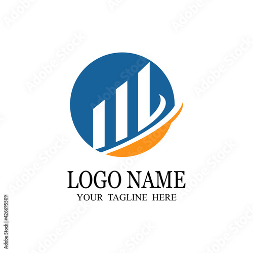 Free Download Business Finance professional logo template vector - GFXLoad