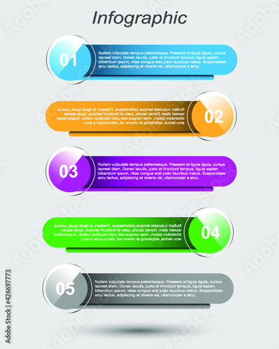 Infographics banners for web layout.