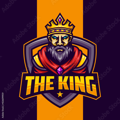 King gaming logo Royalty Free Vector Image - VectorStock