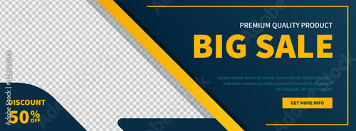 Sale banner template design. Big sale, Special offer for web and social media marketing best price in vector illustration
