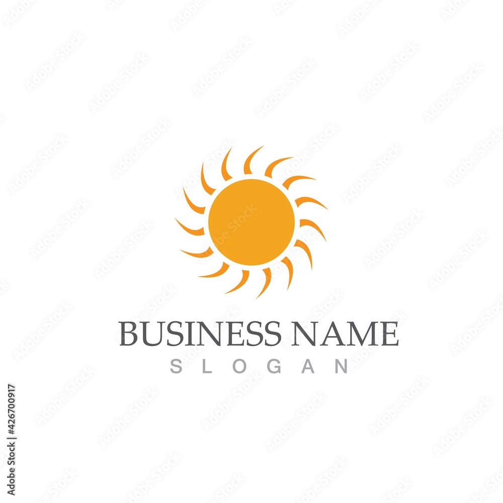 Fototapeta premium Sun Vector illustration Icon