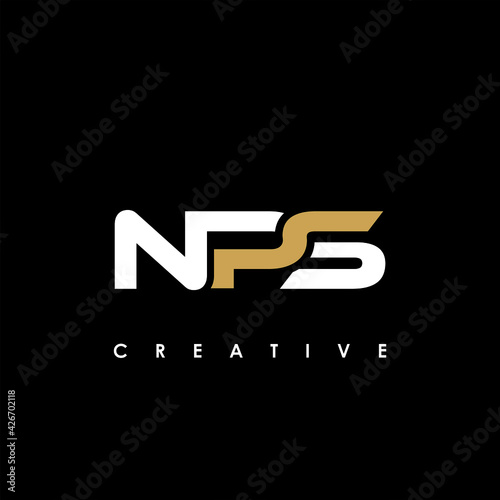 NPS Letter Initial Logo Design Template Vector Illustration