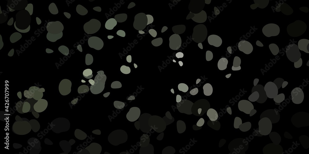 Dark gray vector backdrop with chaotic shapes. Dark gray vector backdrop with chaotic shapes.