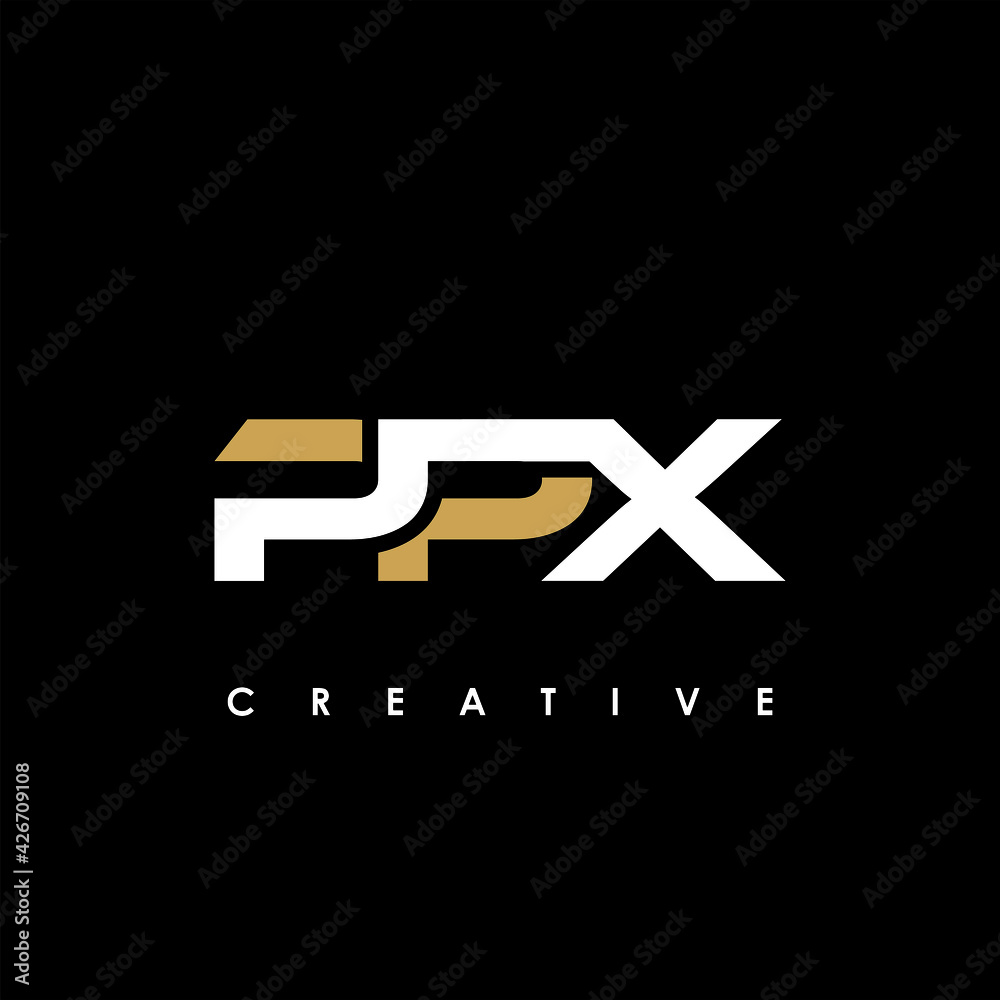 Obraz premium PPX Letter Initial Logo Design Template Vector Illustration