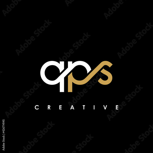 QPS Letter Initial Logo Design Template Vector Illustration