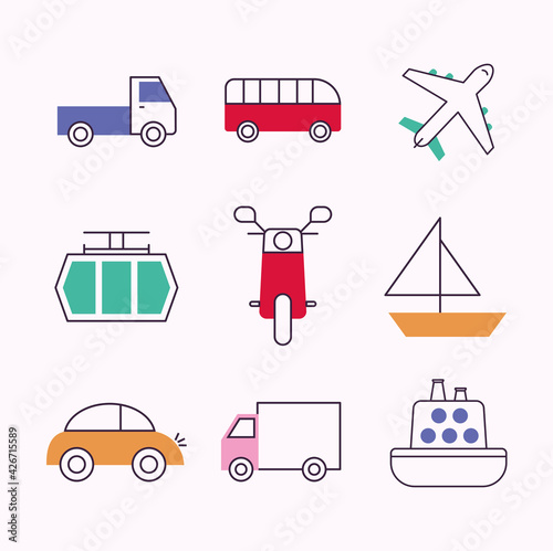 six transport designs