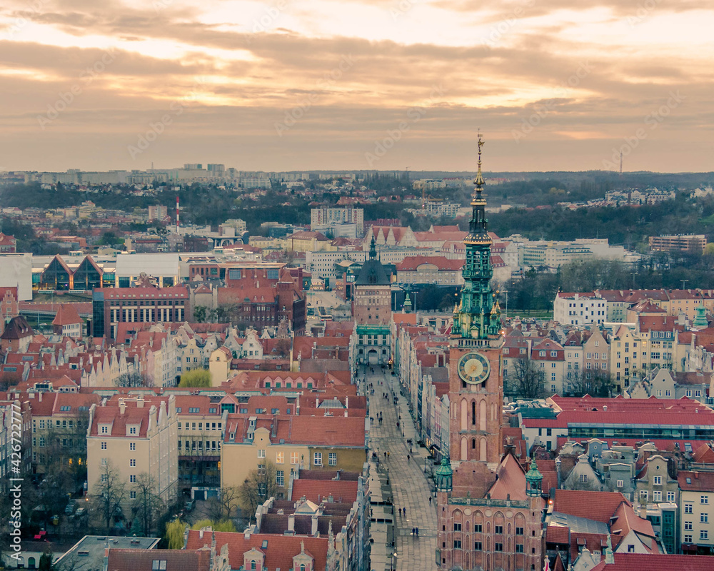 gdansk from above