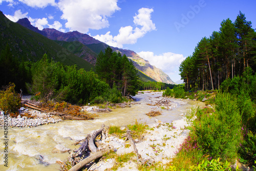 Chegem River near Chegem campsite photo