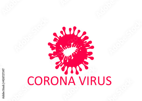 Corona virus background  deadly virus  dangerous disease.