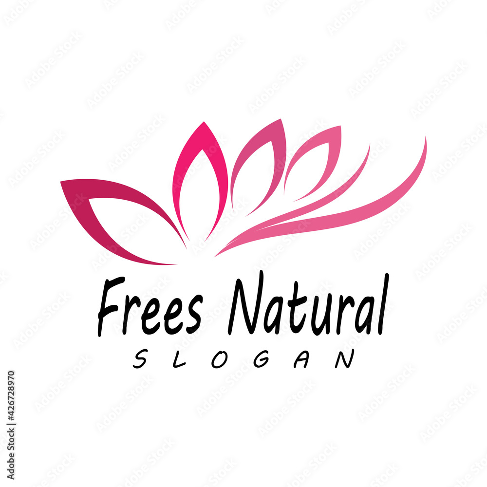 Beauty Vector lotus flowers design logo Template icon Beauty Vector lotus flowers design logo Template icon